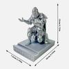 Desk Organizer 3D Printed Pen Holder Silver Gold Educational Medieval Armor Figurine Desk Decor Statue Pencil Holder