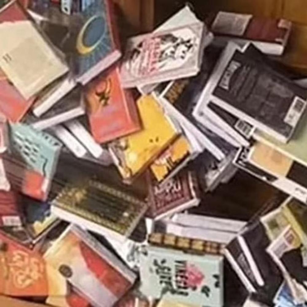 Bookshelf Decor Anxiety Bookshelf Handmade Home Desktop Decoration Bookshelf Sensory Toys Wooden Fidget Toys Figurine Statue