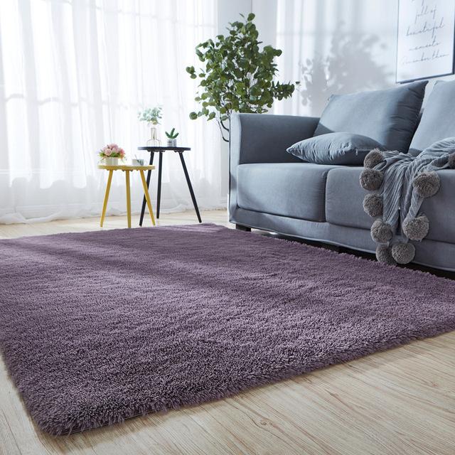 For Bedroom Living Room Home Carpet Nordic Fluffy Plush Children 'S Room Decor Non Slip Mats Lounge Porch Table Coffee Large Rugs