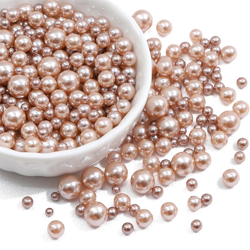 200 шт., 3-8 мм, цветные бусины из АБС-пластика, круглые искусственные жемчужные бусины для самостоятельного изготовления ювелирных изделий, украшения дома, художественный искусственный жемчуг для наполнителей ваз