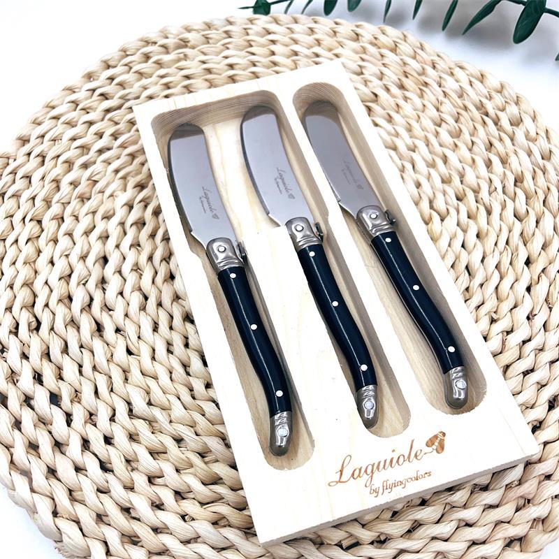 Набор из 3 ножей для сыра Laguiole, ножи для масла, ножи для сыра, скребок, слайсер, резак, красная радуга, столовые приборы, бар, 5,9'' 15,9 см