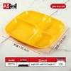 Коммерческая melamine A5 тарелка для сервировки с отделениями