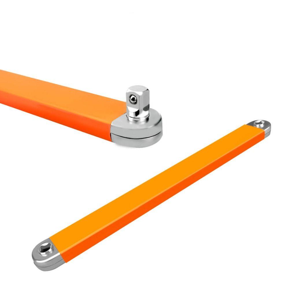 Steel Offset Extension wrench Double Head Ratchet Repair Tools New Wrench Socket  Hone