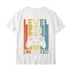 Level 40 Unlocked Funny Video Gamer 40th Birthday Gift T- Printed On For Men Wholesale Cotton T Shirts Party Fashion Streetwear