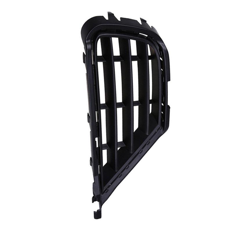 Left/Right Car Front Bumper Fog Light Grille Cover for VW Touareg Typ 7P Facelift 2015 2016 2017 7P6853665B Matte Black