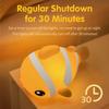 Cute LED Night Light Rechargeable Clownfish Silicone Patting Nightlight Timing For Kids Birthday Gift Bedroom Atmosphere Decor