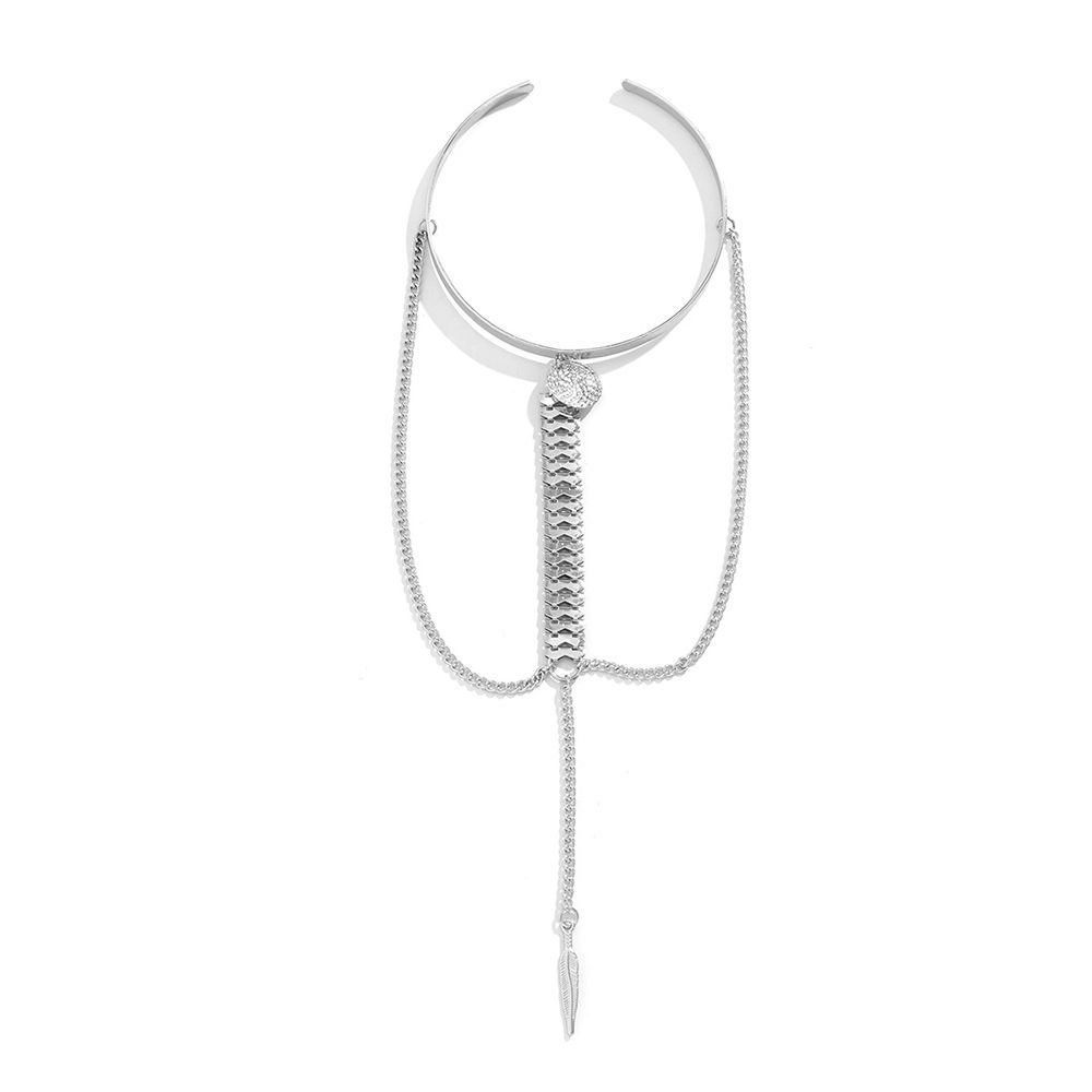 Gold Armlet Fashion Jewelry Adjustable Tassel Armband Arm Bracelet Upper Arm Cuff Minimalist Bangle