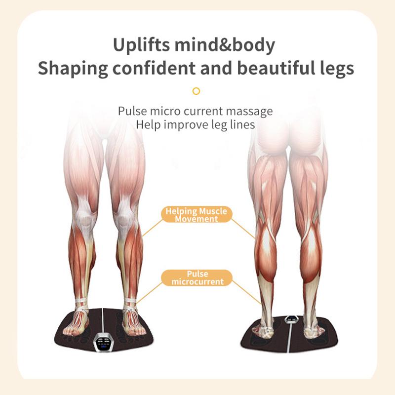 Foot Massage Mat Massager Feet EMS Electric Tool Device Blood Circulation Spa Exerciser Insoles Machine