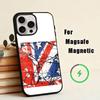 B-Band The Stone Roses  Phone Case For iPhone17,16,15,14,13,12,11 Plus,Pro Magnetic For Magsafe Wireless Charging