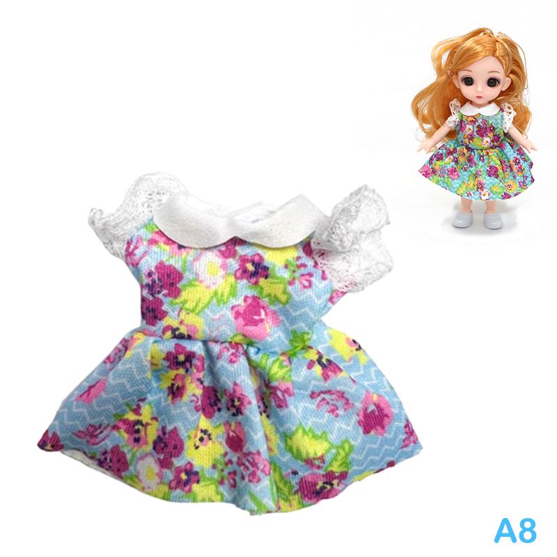 Кукла 16 см, повседневная одежда принцессы, аксессуары для костюма