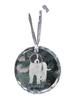 Tornjak - crystal bauble with a photo, dog photo in crystal, personalized Christmas tree ornament by Art-Dog brand