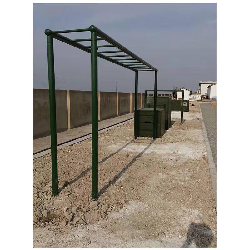 Outdoor Fixed 400m Obstacle Course Training Equipment
