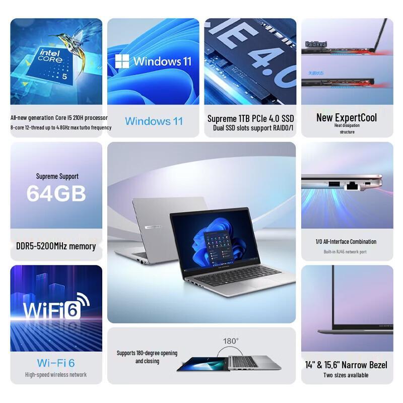 Asus Dawn 6 15,6-дюймовый бизнес-ноутбук (Китайская версия)