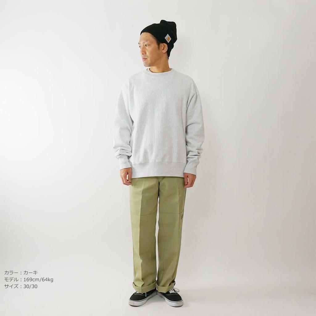 Dickies 85283 Брюки свободного кроя с двойными коленями, рабочие, размер W32L30, черные, [Б/У]