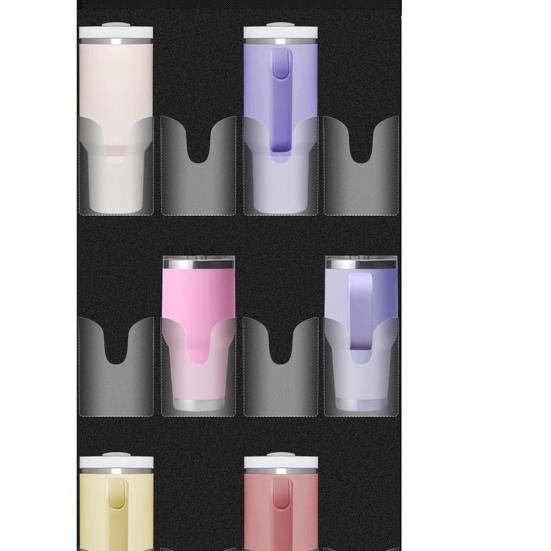 Держатель для бутылок с водой для чашек, 12 карманов, большой вместительный органайзер с 4