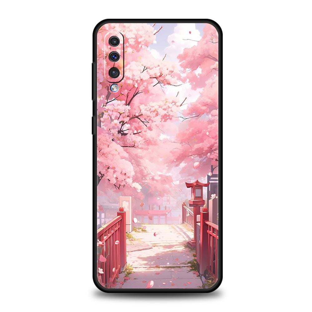 Чехол для телефона "Цветущая сакура" для Samsung Galaxy A56 A36 A26 A34 A17 A16 A06 A14 A12 A54 A72 A24 A22 A52 A50 A40 A32