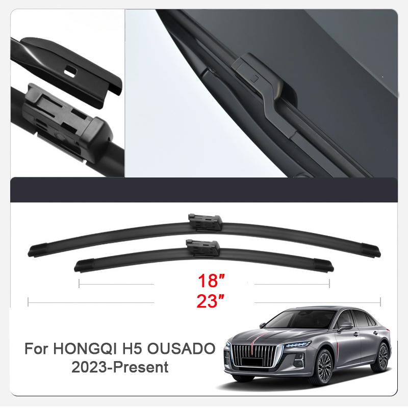 2 шт. автомобильный стеклоочиститель для лобового стекла HONGQI EH7 EHS7 E-HS9 H5 OUSADO H9 HS3 HS5 HS7 автомобильные резиновые аксессуары для лобового стекла