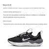 Nike Кроссовки для бега для детей Run Flow Durable с низким верхом Детские кроссовки для бега Черно-белые DR0472-001