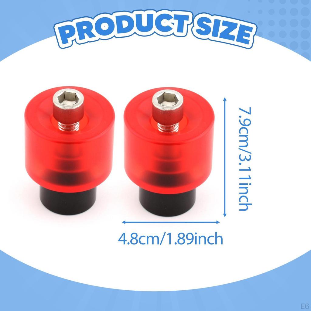 Aluminum Alloy Motorcycle Guard Ball Collision Protector, Easy to Install Use Sturdy