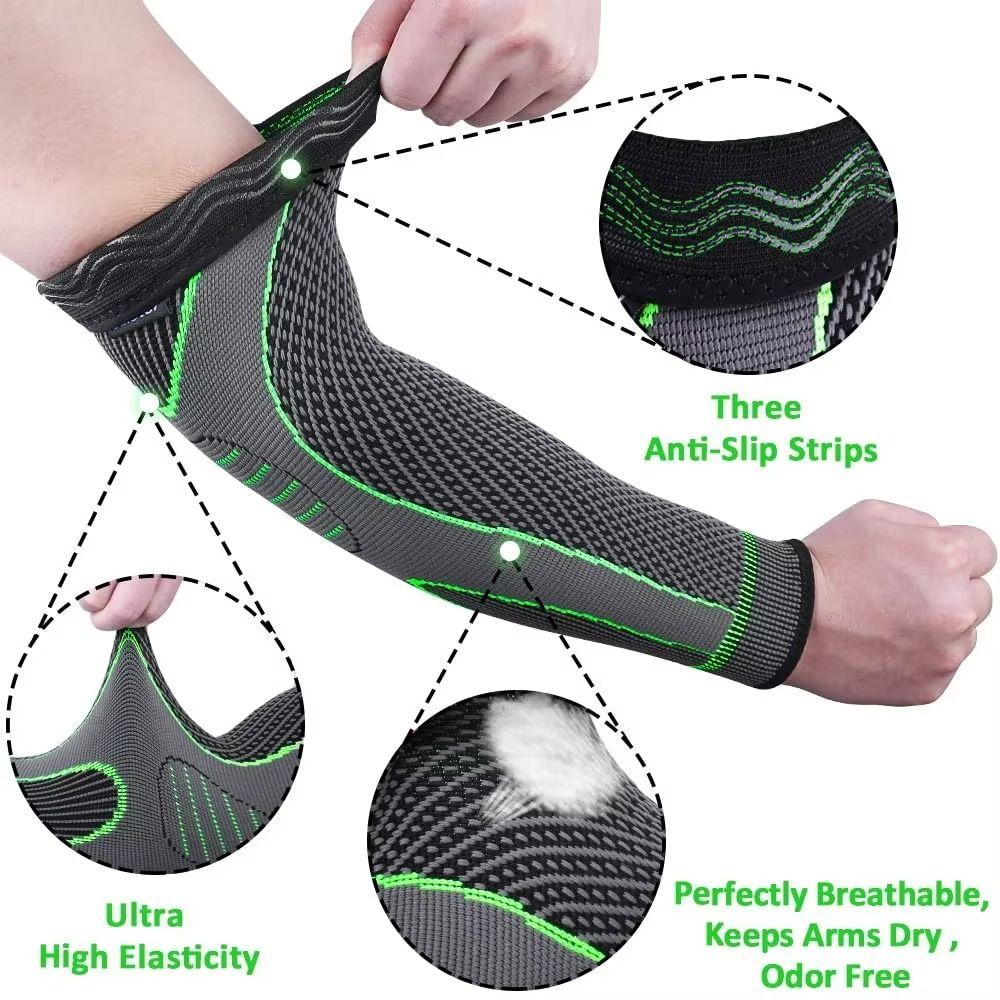 Spandex Compression Arm Sleeves Wear-resistant Breathable Arm Pad  Basketball Volleyball