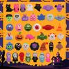 Хэллоуинская групповая музыкальная лепка, Расслабляющие игрушки для пальцев, Тыква-привидение-летучая мышь, Сжимающая и снимающая стресс штука