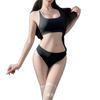 Night cat sexy yoga sexy underwear top shorts fitness vest tight sports underwear temptation free set