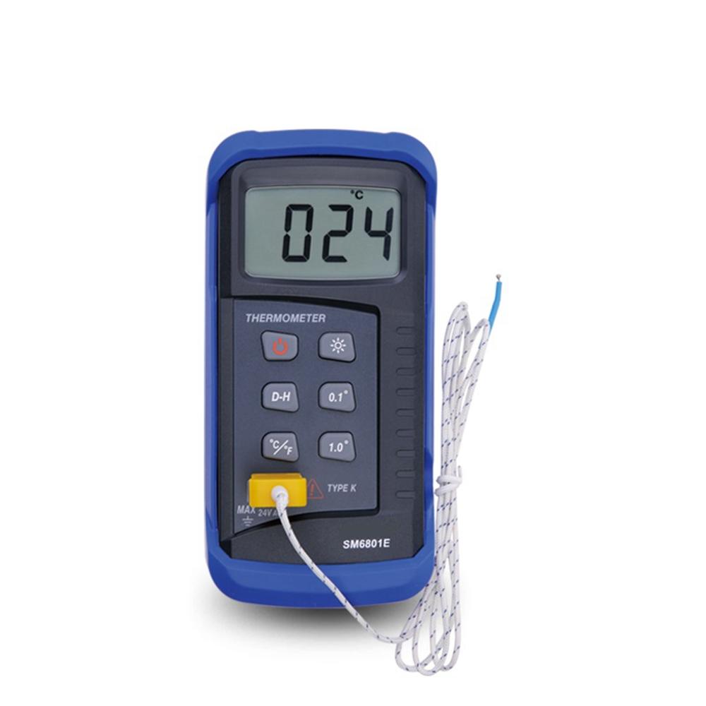 0.1℃ Resolution LCD Digital Thermometer -50℃~1300℃ K-Type Thermocouple Temperature Tester Fast Contact High Temp Meter Backlight