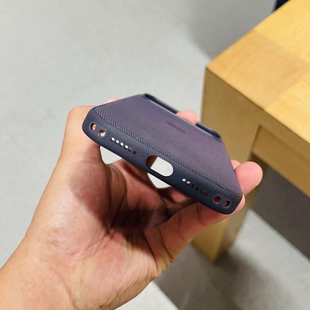 Apple iPhone 17 Pro Max Magnetic Case with Tech Fabric Button Cover