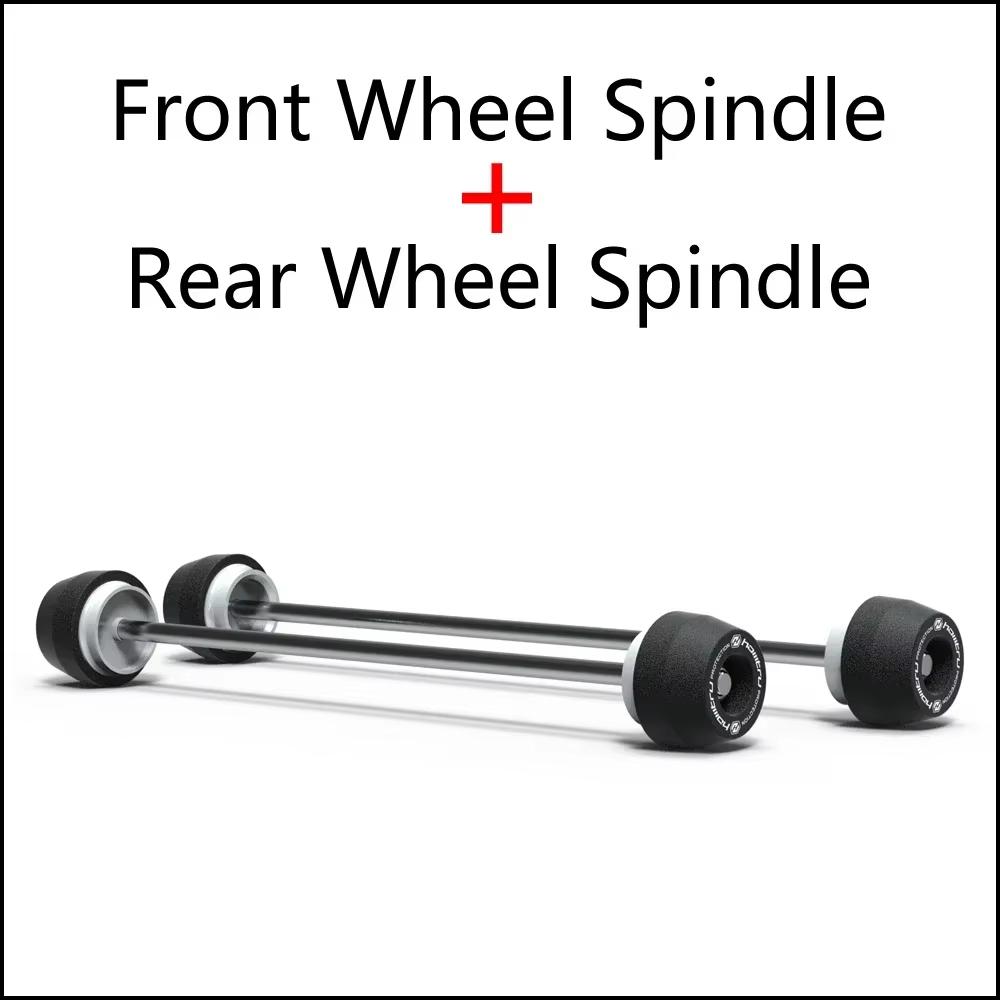Motorcycle Falling For Honda X ADV 750 - Protection Crash Slider Set for Front and Rear Wheel Axles Forks