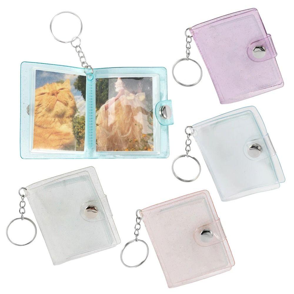 With Keychain Storage Photo Card Holder Simple Portable Pocket Album Children's Growth Photo
