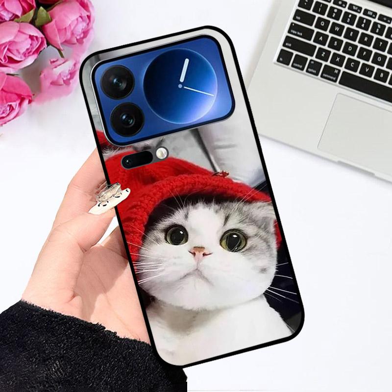 Силиконовый чехол для Xiaomi 17Pro/17 Pro Max, противоударная задняя крышка телефона, милые расписные Fundas для Xiaomi17 Pro Max, мягкий ТПУ корпус