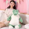 Cartoon Sitting Fat Crocodile Creative Fullfil Soft Plush Green Cute Pillow Gifts for Baby Kids