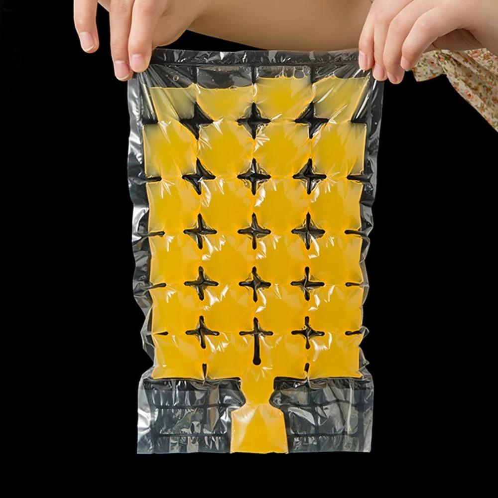 50pcs with Funnel Ice Making Bags Disposable Ice-making Mold Bag Ice Cube Bags Freezer