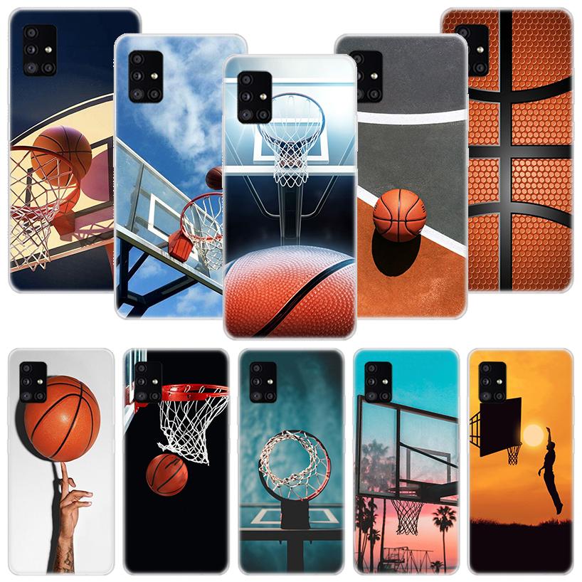 Basketball Basket Play Phone Case For Samsung Galaxy A52 A32 A22 A12 A02S A50S A30S A51 A31 AA71 Note 20 Ultra 10 S10 Plus Galax