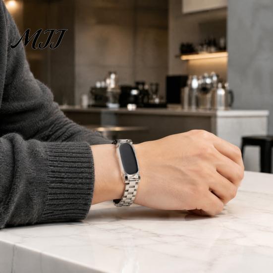 Магнитный Миланский браслет из нержавеющей стали для Fitbit Air Band, Регулируемый сменный ремешок для часов, Персонализированные ремешки, Дышащий, Защита от пота