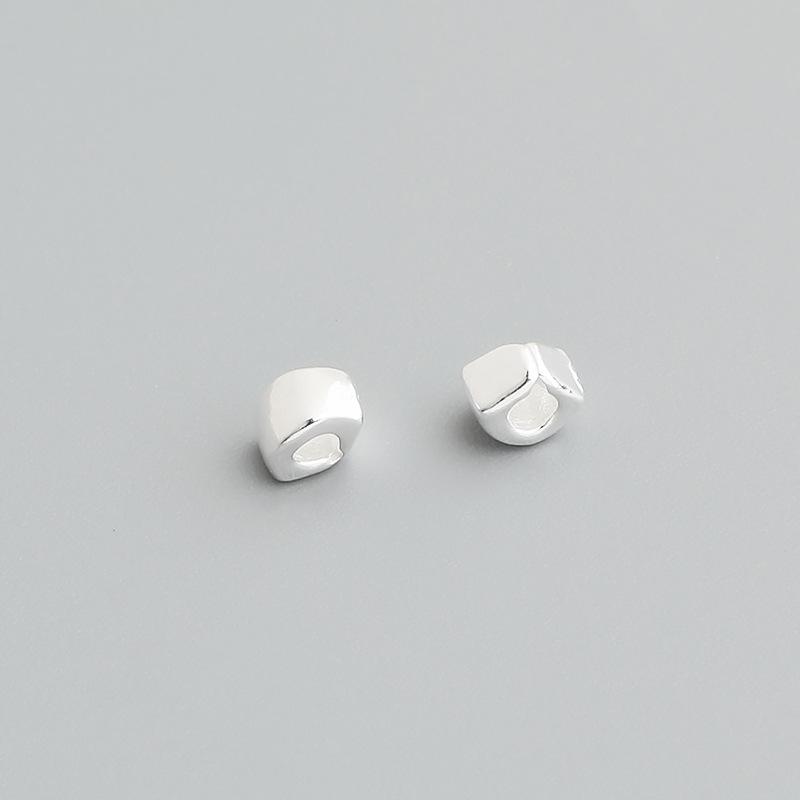 Бусины-разделители неправильной формы из стерлингового серебра S925 для браслетов и ожерелий ручной работы своими руками