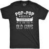 Мужская футболка Pop Pop Потому что дедушка для старых парней