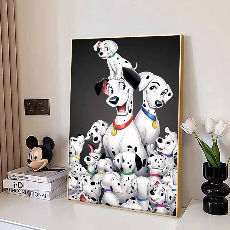 Disney Diamond Painting 101A Family Portrait of Dalmatians  Rhinestone 5D Mosaic DIY Cross Stitch Gift Home Decor