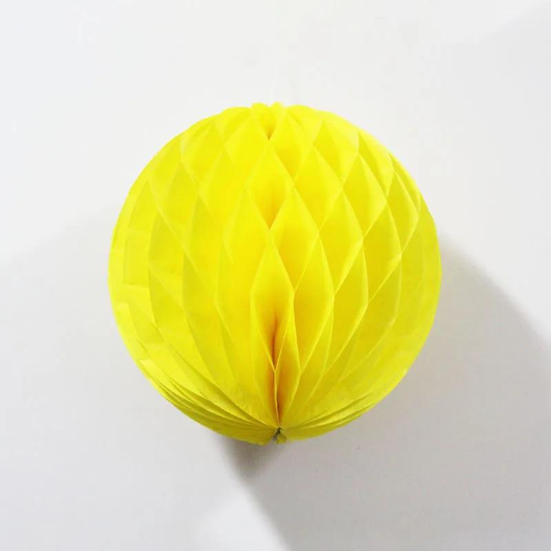 Multicolor 10inch Paper Honeycomb Tissue Flower Balls Lantern Birthday Party Wedding Baby Shower Decorations Christmas Supplies