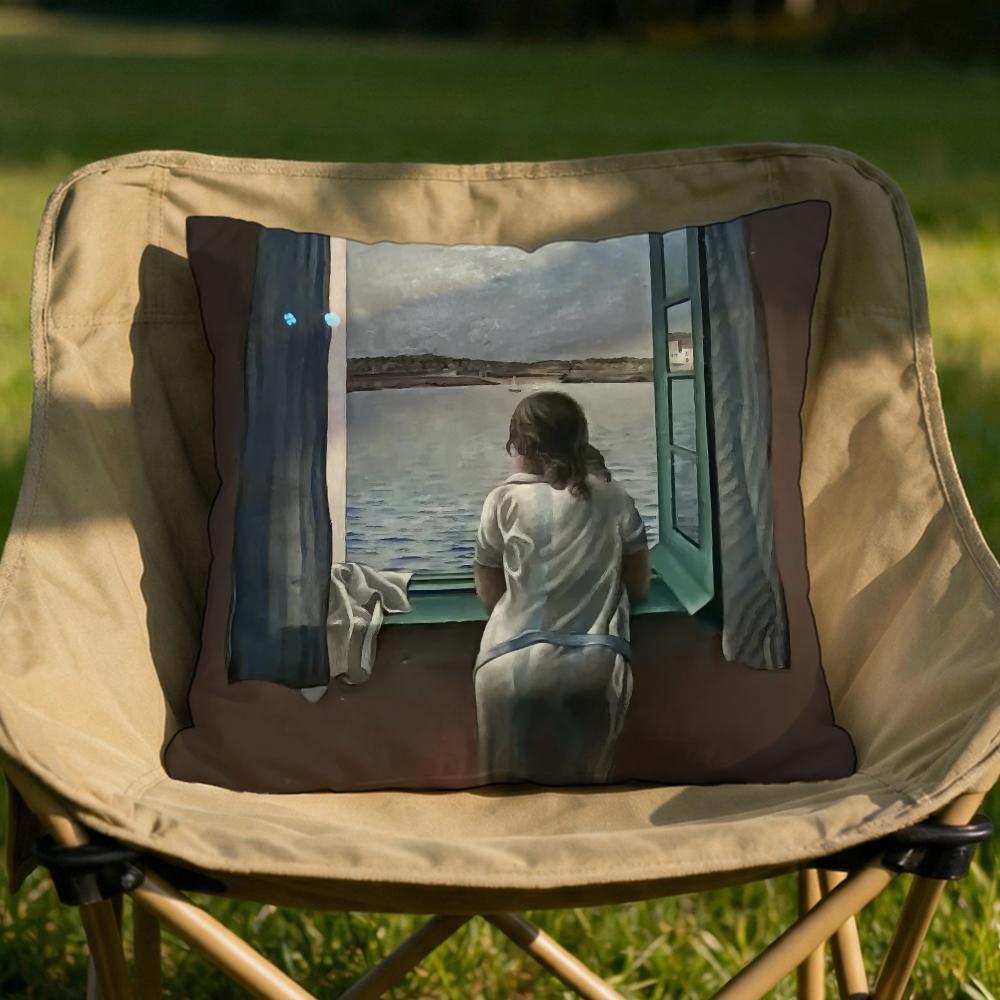 Чехол на подушку Dalis Persistence of Memory Мягкий Двусторонний Прочный Чехол для Подушки Многоцелевое Использование для Дома Автомобиля Ежедневного Комфорта