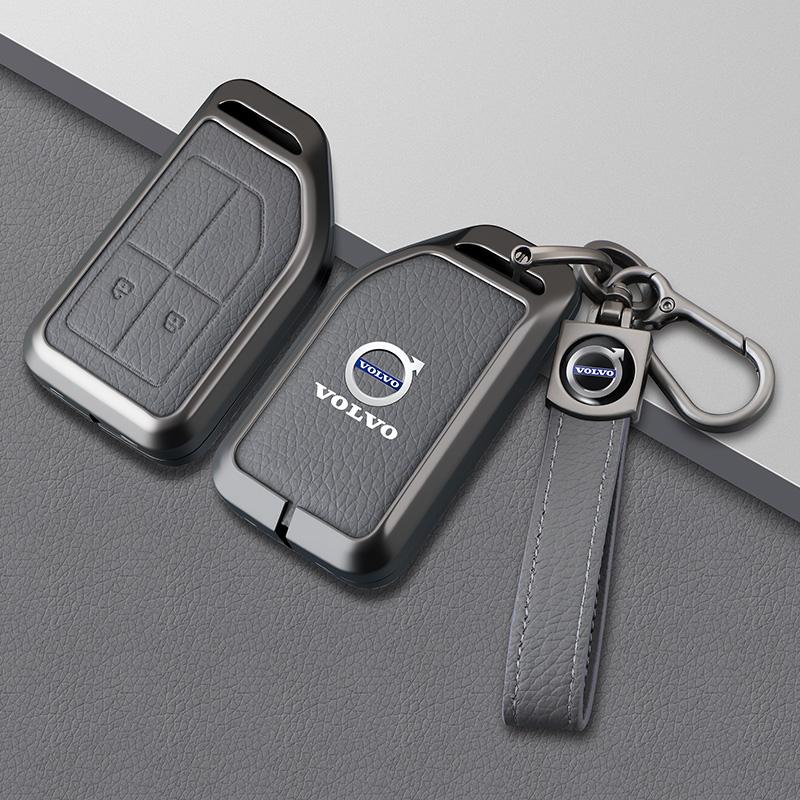 AAJZ1 Zine Alloy Car Key Case Shell Cover Holder For Volvo FH16 RC FM EVRO 6 fh CARGO FM 555 Heavy Truck Key Full Protection Accessory