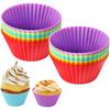 10/20/50pcs Silicone Cupcake Baking Cups Reusable Non-stickMuffin Cupcake Liners Holders Molds Home Kitchen Bakeware BPA Free