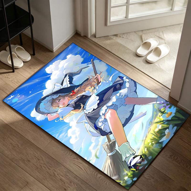 Touhou Project A rug suitable for office chair areas living rooms and computer desks perfect for home offices and an ideal holiday gift