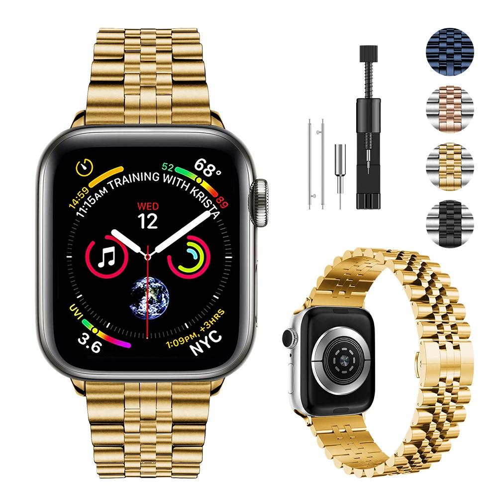 Металлический ремешок для Apple Watch Ultra 3 49 мм 111 10 9 8 7 6 5 4 SE 45 мм 41 мм 44 мм Браслет из нержавеющей стали iWatch 10 46 мм 42 мм Ремень