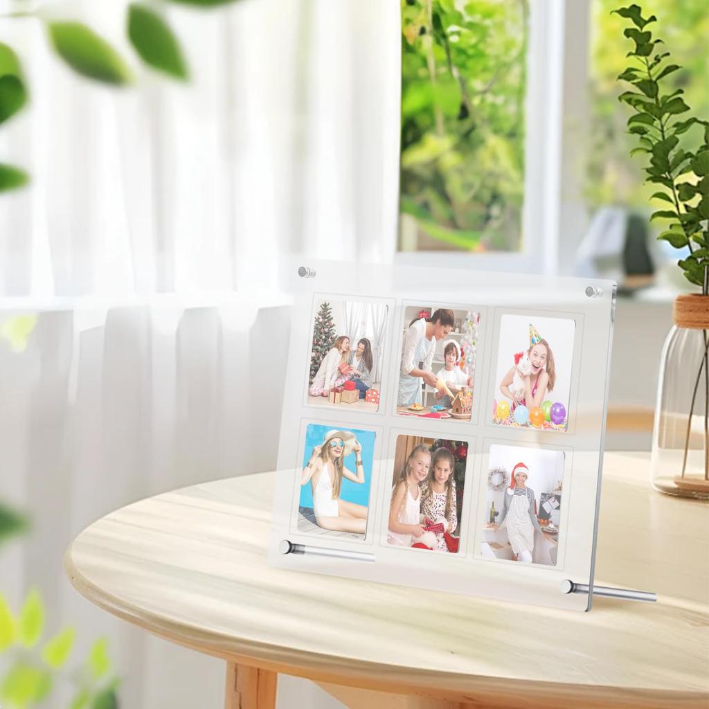 Siawadeky Card Display 4 Полностью карта 3 слоя Отдельный винт Акриловая карта износа царапин Совместимость с Торговым Аниме Персонаж Карты Чехол,