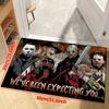 VIKAMA Horror Anime Area Rug Horrifying Movie Character Floor Mat Indoor and Outdoor Entrance Carpet Halloween Home Decoration