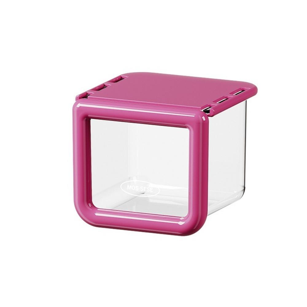 Plastic Mirror Cabinet Storage Box Dopamine Cosmetic Storage Box Drawer Style Storage Box Office