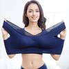 Large Size Thin Plus Size Sleeping Underwear 200 Pounds Fat Mm Beautiful Back Sports No Steel Ring Vest Bra Female