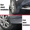 Mud Flaps For X-Trail Mudguards Fender X Trail Mud Flap Splash Guard Fenders Car Accessories Auto Styline Front Rear 4 PCS