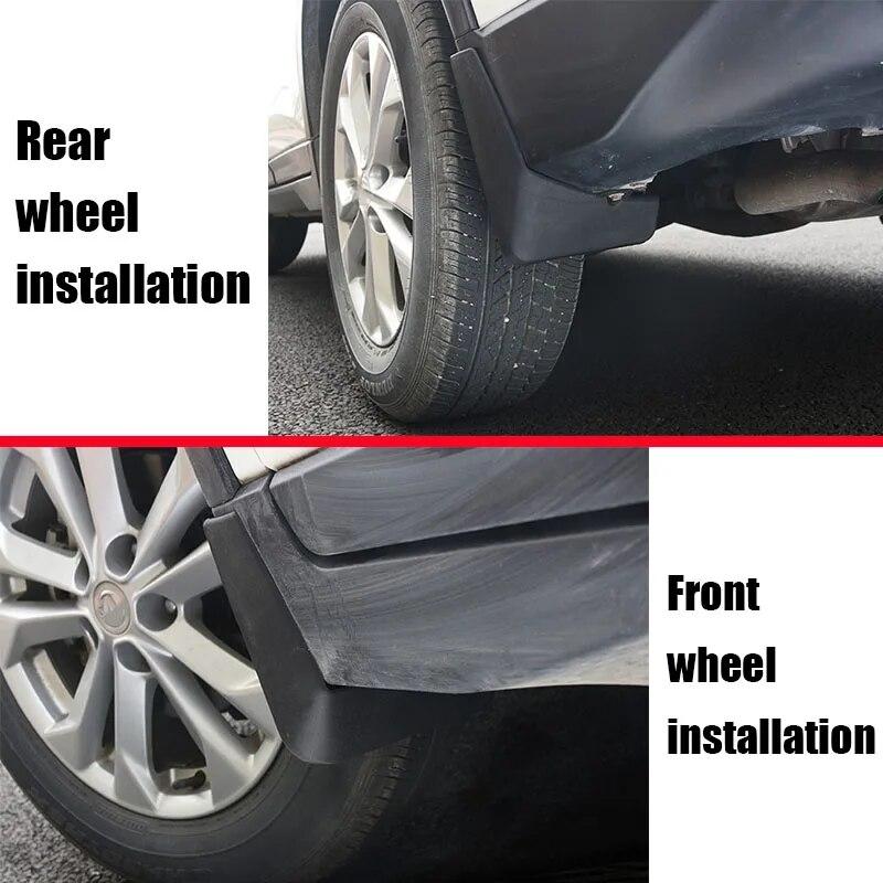 Mud Flaps For X-Trail Mudguards Fender X Trail Mud Flap Splash Guard Fenders Car Accessories Auto Styline Front Rear 4 PCS